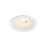 NUMINOS® S, Deckeneinbauleuchte, 4000K, 55°, IP20, rund, ws