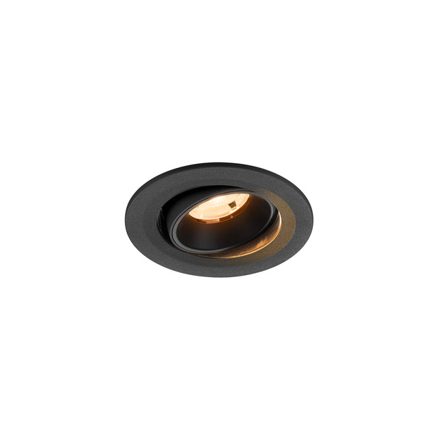 NUMINOS® MOVE S, Deckeneinbaul. 2700K, 20°, IP20, rund, sw