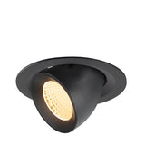 NUMINOS® GIMBLE M, Deckeneinbauleuchte, 3000K, 40°, sw