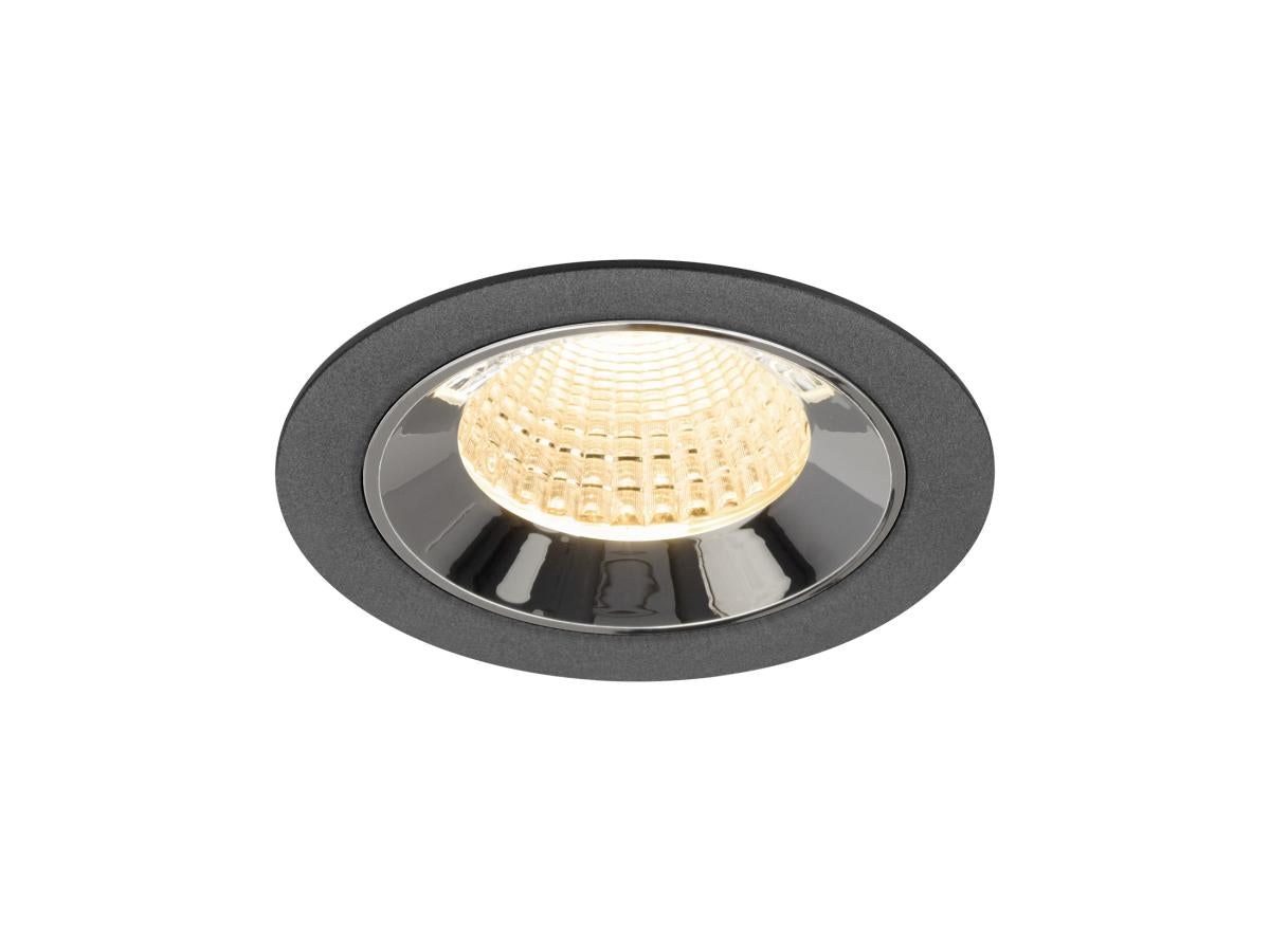 NUMINOS M, Deckeneinbauleuchte schwarz/chrom 2700K 55°