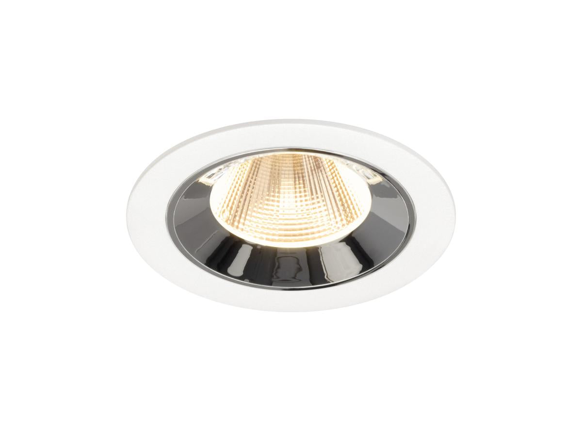 NUMINOS M, Deckeneinbauleuchte weiß/chrom 2700K 20°