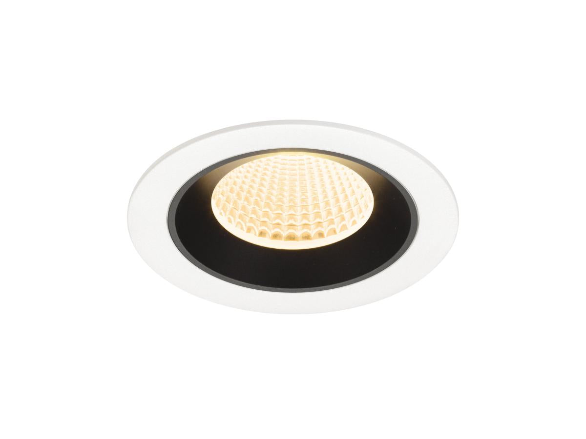 NUMINOS M, Deckeneinbauleuchte weiß/schwarz 2700K 40°