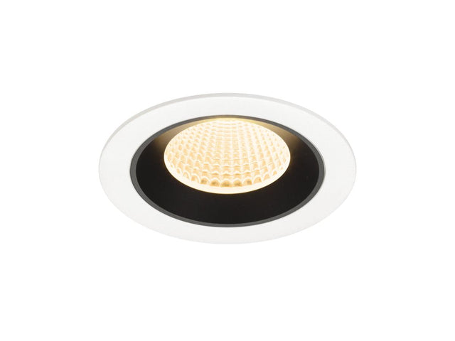 NUMINOS M, Deckeneinbauleuchte weiß/schwarz 2700K 40°