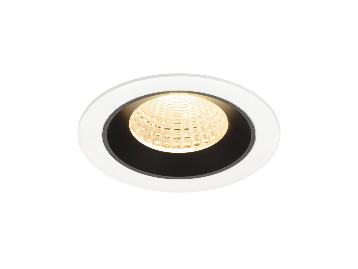 NUMINOS M, Deckeneinbauleuchte weiß/schwarz 2700K 55°