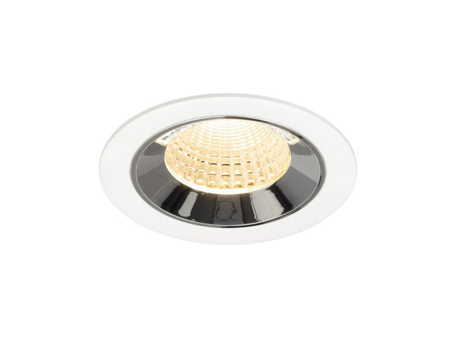NUMINOS M, Deckeneinbauleuchte weiß/chrom 2700K 55°