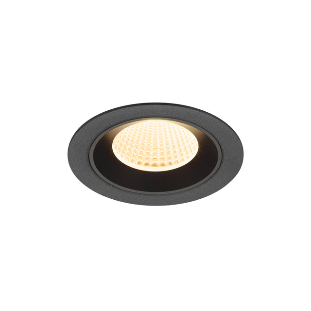 NUMINOS® M, Deckeneinbauleuchte, 3000K, 40°, IP20, rund, sw