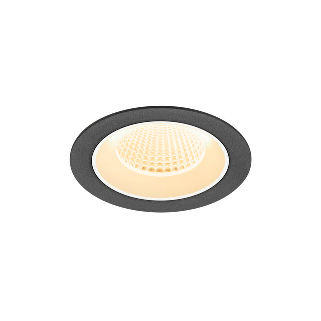 NUMINOS® M, Deckeneinbauleuchte, 3000K, 40°, IP20 rund sw/ws