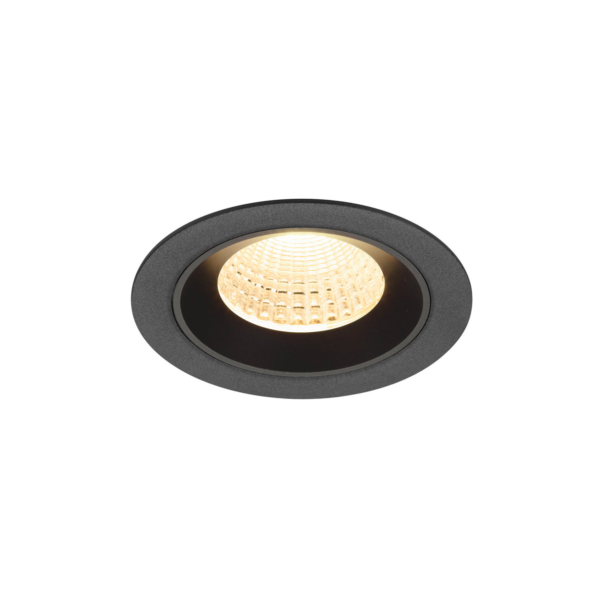 NUMINOS® M, Deckeneinbauleuchte, 3000K, 55°, IP20, rund, sw