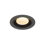 NUMINOS® M, Deckeneinbauleuchte, 3000K, 55°, IP20, rund, sw