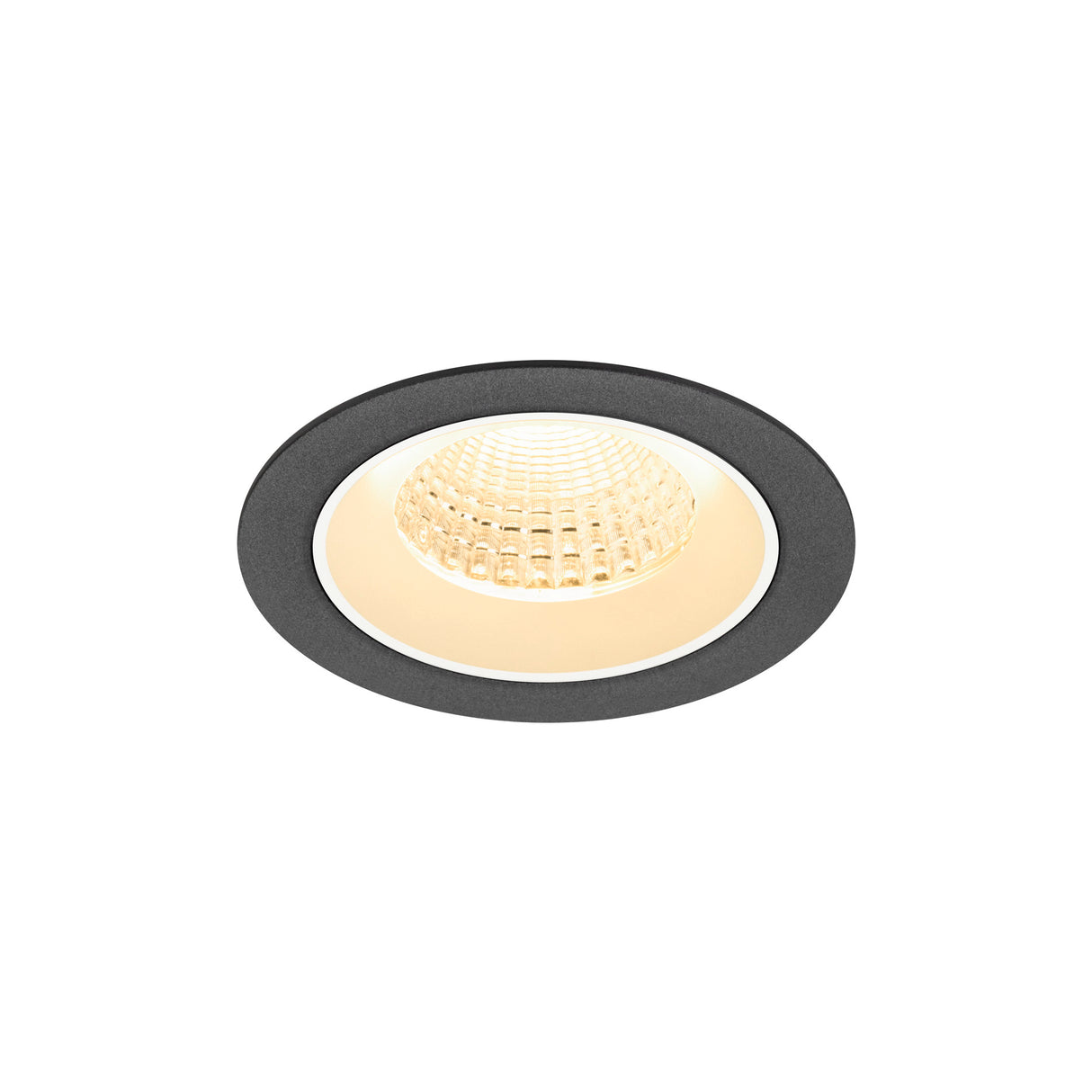 NUMINOS® M, Deckeneinbauleuchte, 3000K, 55°, IP20 rund sw/ws