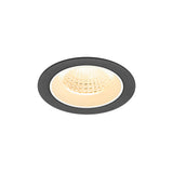 NUMINOS® M, Deckeneinbauleuchte, 3000K, 55°, IP20 rund sw/ws