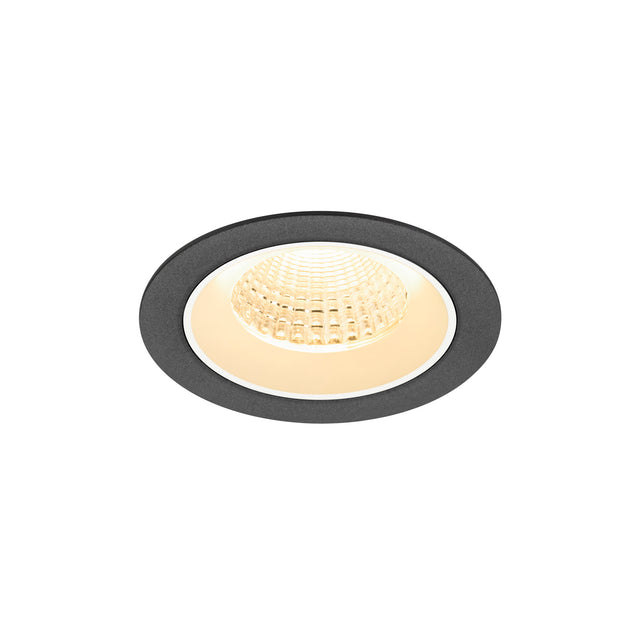 NUMINOS® M, Deckeneinbauleuchte, 3000K, 55°, IP20 rund sw/ws