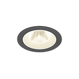 NUMINOS® M, Deckeneinbauleuchte, 4000K, 20°, IP20 rund sw/ws