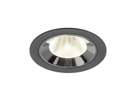 NUMINOS M, Deckeneinbauleuchte schwarz/chrom 4000K 20°