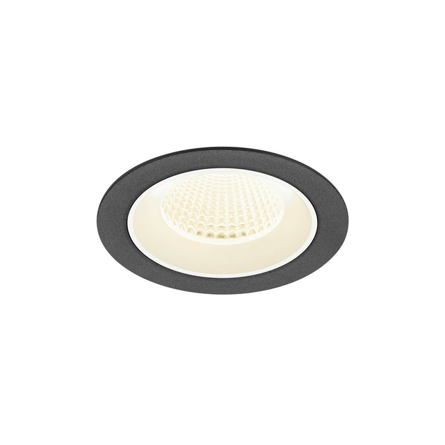 NUMINOS® M, Deckeneinbauleuchte, 4000K, 40°, IP20 rund sw/ws