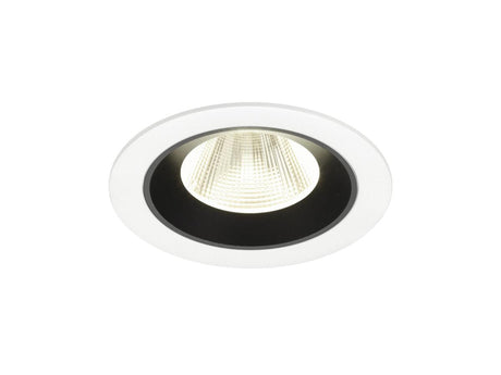 NUMINOS M, Deckeneinbauleuchte weiß/schwarz 4000K 20°
