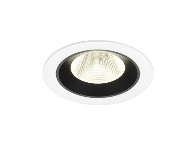 NUMINOS M, Deckeneinbauleuchte weiß/schwarz 4000K 20°