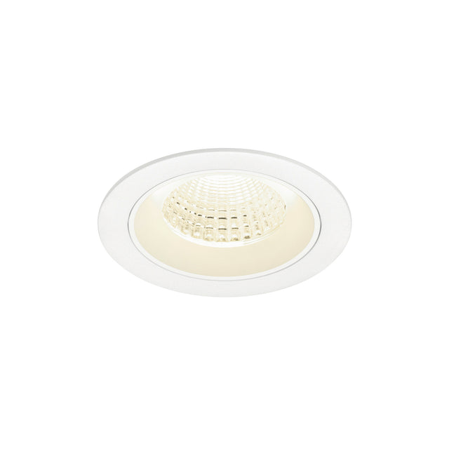 NUMINOS® M, Deckeneinbauleuchte, 4000K, 55°, IP20, rund, ws