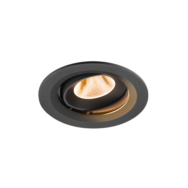NUMINOS® MOVE M, Deckeneinbaul. 2700K, 20°, IP20, rund, sw