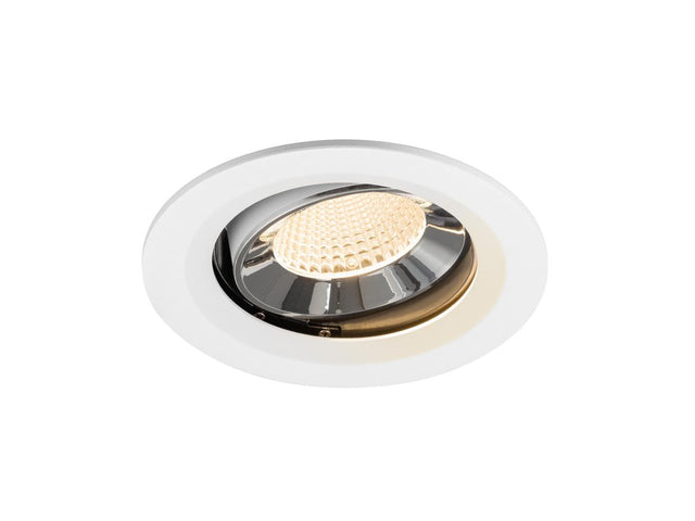 NUMINOS MOVE M, Deckeneinbauleuchte weiß/chrom 2700K 40°