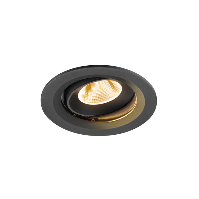 NUMINOS® MOVE M, Deckeneinbaul. 3000K, 20°, IP20, rund, sw