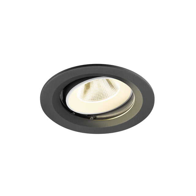 NUMINOS® MOVE M, Deckeneinbaul. 4000K, 20°, IP20, rund sw/ws
