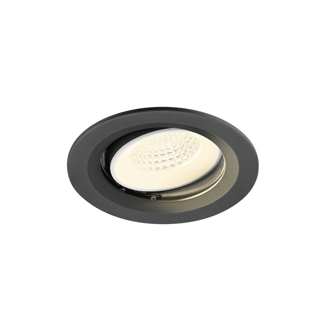 NUMINOS® MOVE M, Deckeneinbaul. 4000K, 55°, IP20, rund sw/ws