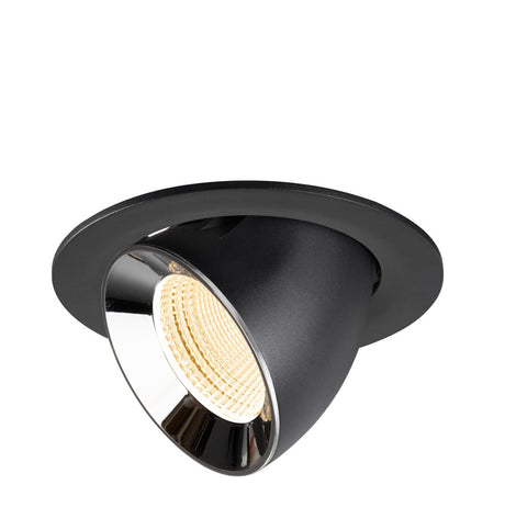 NUMINOS GIMBLE L, Deckeneinbaul. schwarz/chrom 2700K 55°