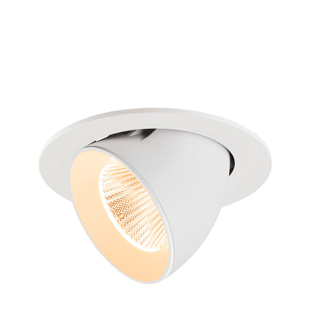 NUMINOS® GIMBLE L, Deckeneinbaul. 2700K, 40°, IP20, rund, ws