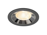 NUMINOS L, Deckeneinbauleuchte schwarz/chrom 2700K 20°