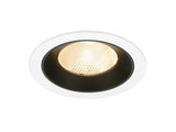 NUMINOS L, Deckeneinbauleuchte weiß/schwarz 2700K 20°