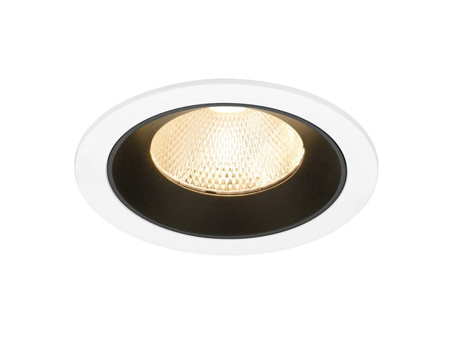 NUMINOS L, Deckeneinbauleuchte weiß/schwarz 2700K 20°