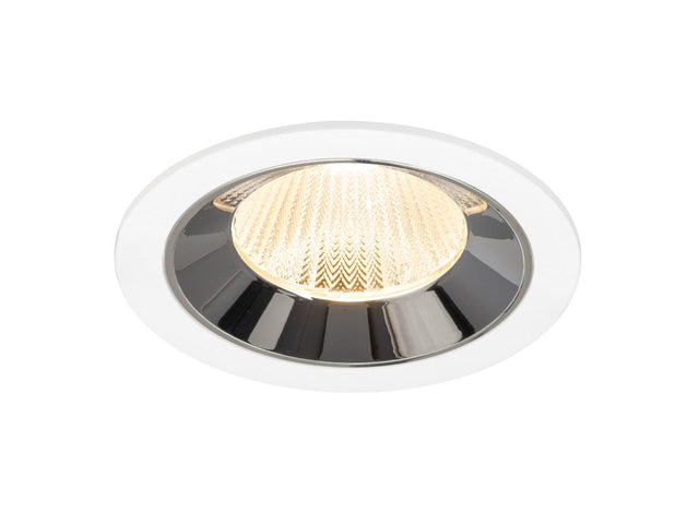 NUMINOS L, Deckeneinbauleuchte weiß/chrom 2700K 40°