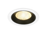 NUMINOS L, Deckeneinbauleuchte weiß/schwarz 3000K 20°