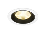 NUMINOS L, Deckeneinbauleuchte weiß/schwarz 3000K 40°