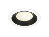 NUMINOS L, Deckeneinbauleuchte weiß/schwarz 4000K 20°