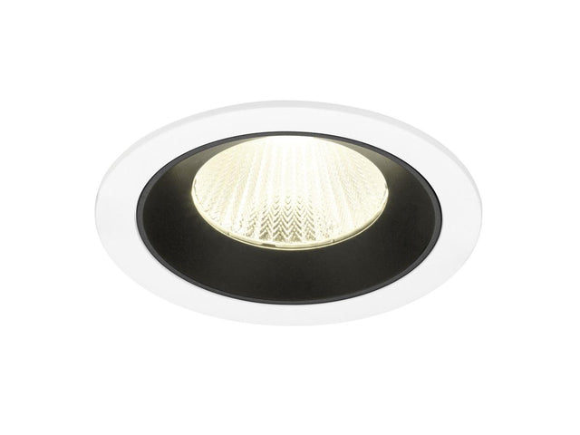 NUMINOS L, Deckeneinbauleuchte weiß/schwarz 4000K 40°