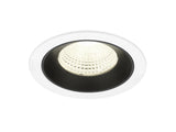 NUMINOS L, Deckeneinbauleuchte weiß/schwarz 4000K 55°