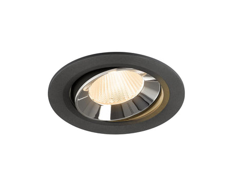 NUMINOS MOVE L, Deckeneinbauleuchte schwarz/chrom 2700K 40°