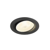 NUMINOS® MOVE L, Deckeneinbaul. 4000K, 40°, IP20, rund sw/ws