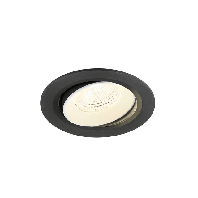 NUMINOS® MOVE L, Deckeneinbaul. 4000K, 55°, IP20, rund sw/ws