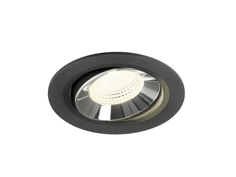 NUMINOS MOVE L, Deckeneinbauleuchte schwarz/chrom 4000K 55°
