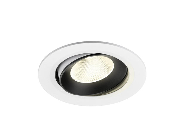 NUMINOS MOVE L, Deckeneinbauleuchte weiß/schwarz 4000K 20°