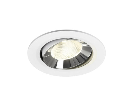 NUMINOS MOVE L, Deckeneinbauleuchte weiß/chrom 4000K 20°