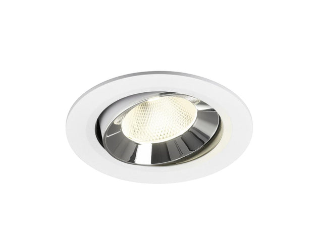 NUMINOS MOVE L, Deckeneinbauleuchte weiß/chrom 4000K 20°