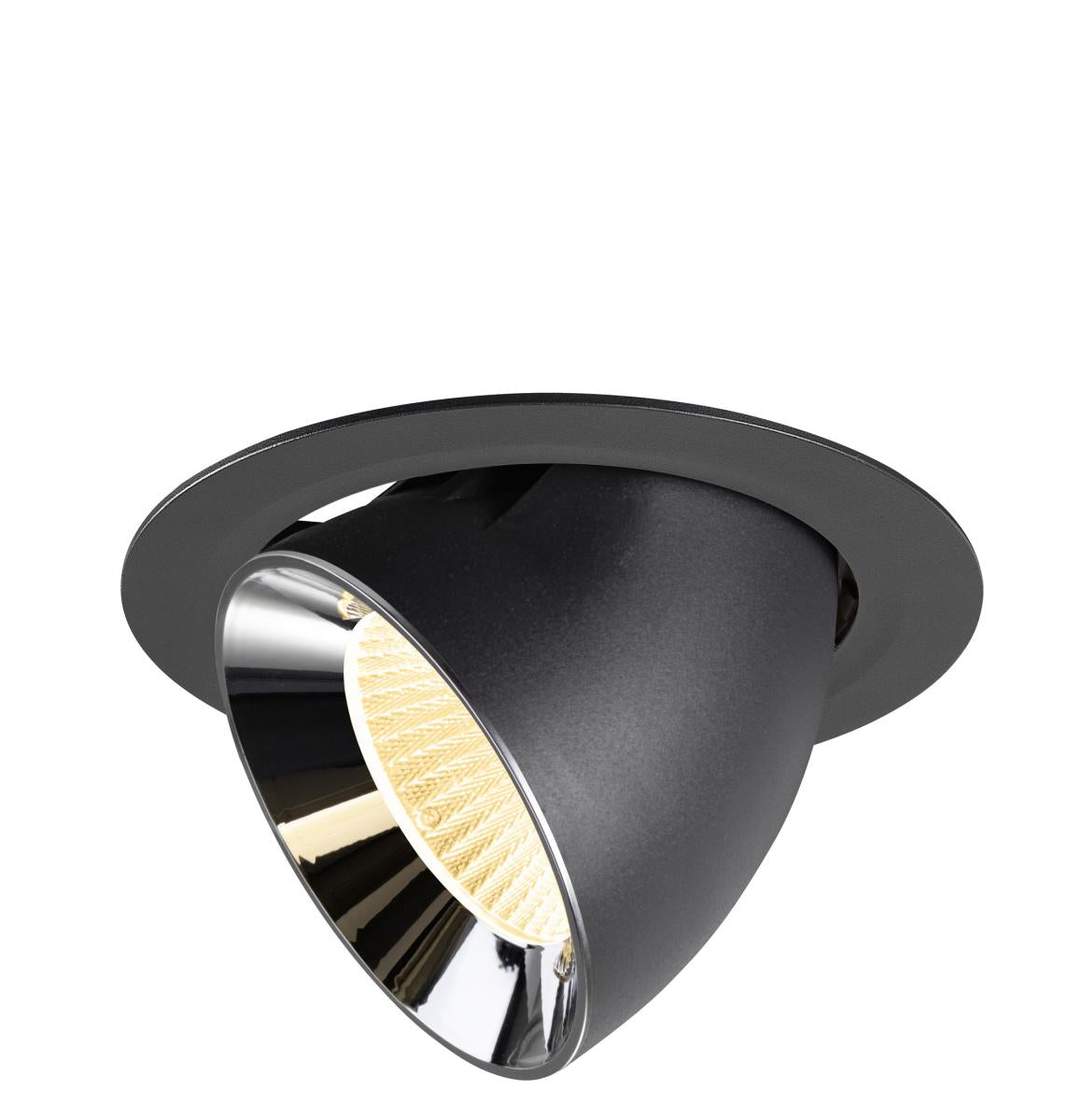 NUMINOS GIMBLE XL, Deckeneinbaul. schwarz/chrom 3000K 40°