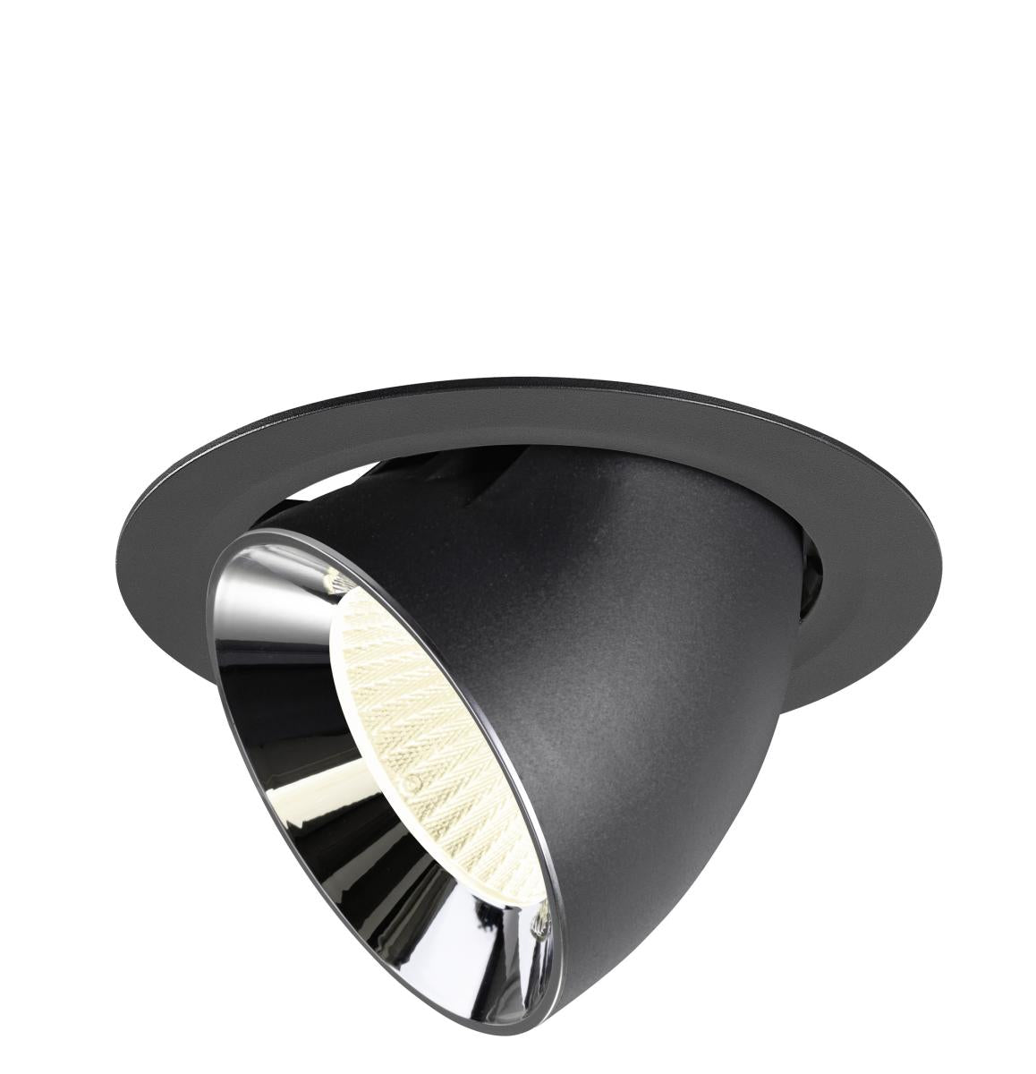 NUMINOS GIMBLE XL, Deckeneinbaul. schwarz/chrom 4000K 40°
