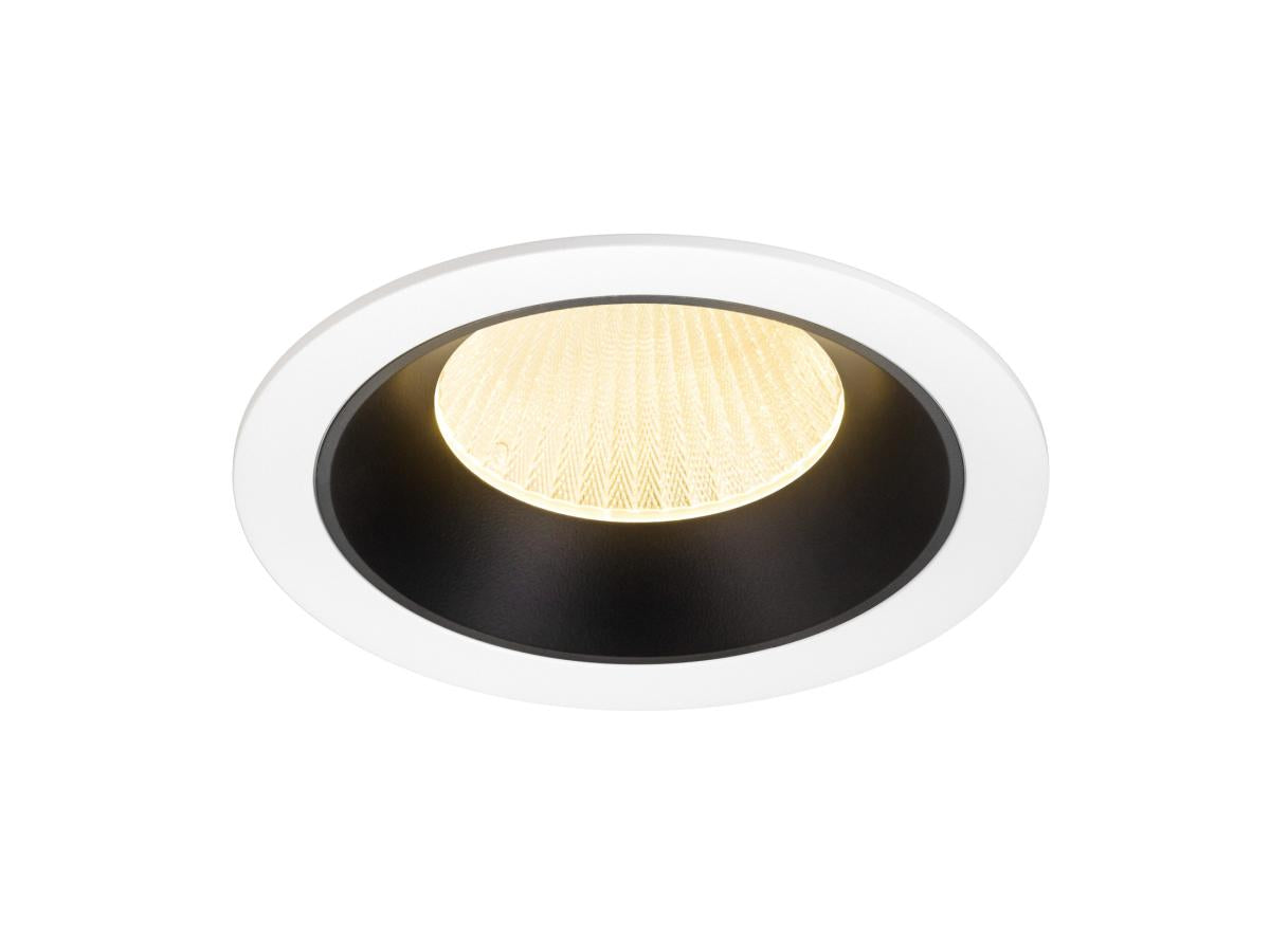 NUMINOS XL, Deckeneinbauleuchte weiß/schwarz 3000K 20°