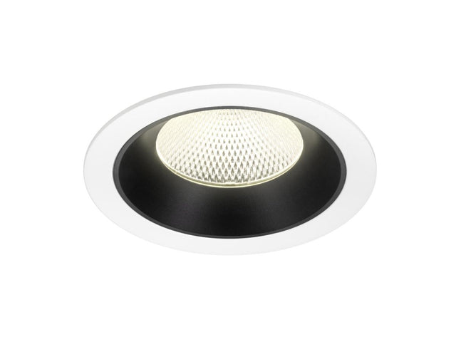 NUMINOS XL, Deckeneinbauleuchte weiß/schwarz 4000K 40°