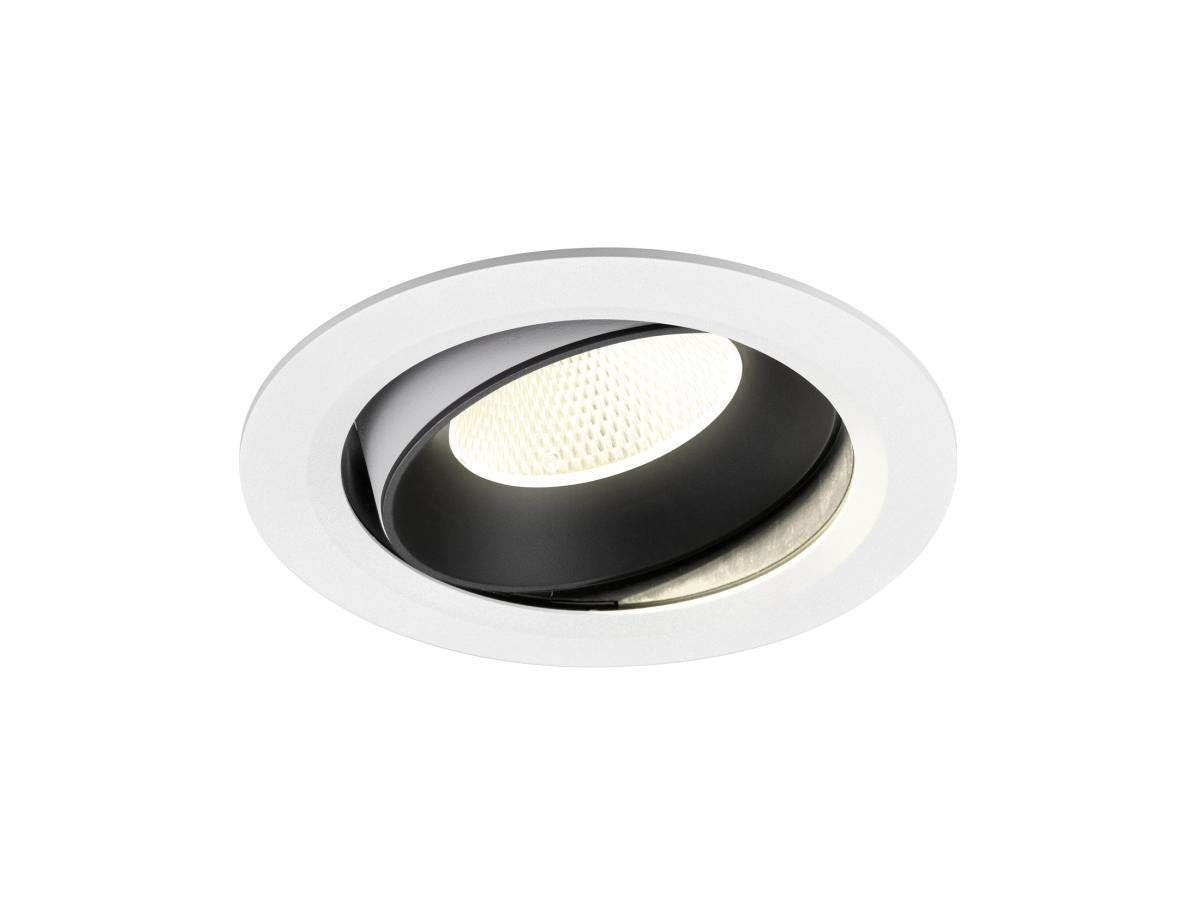 NUMINOS MOVE XL, Deckeneinbauleuchte weiß/schwarz 4000K 20°